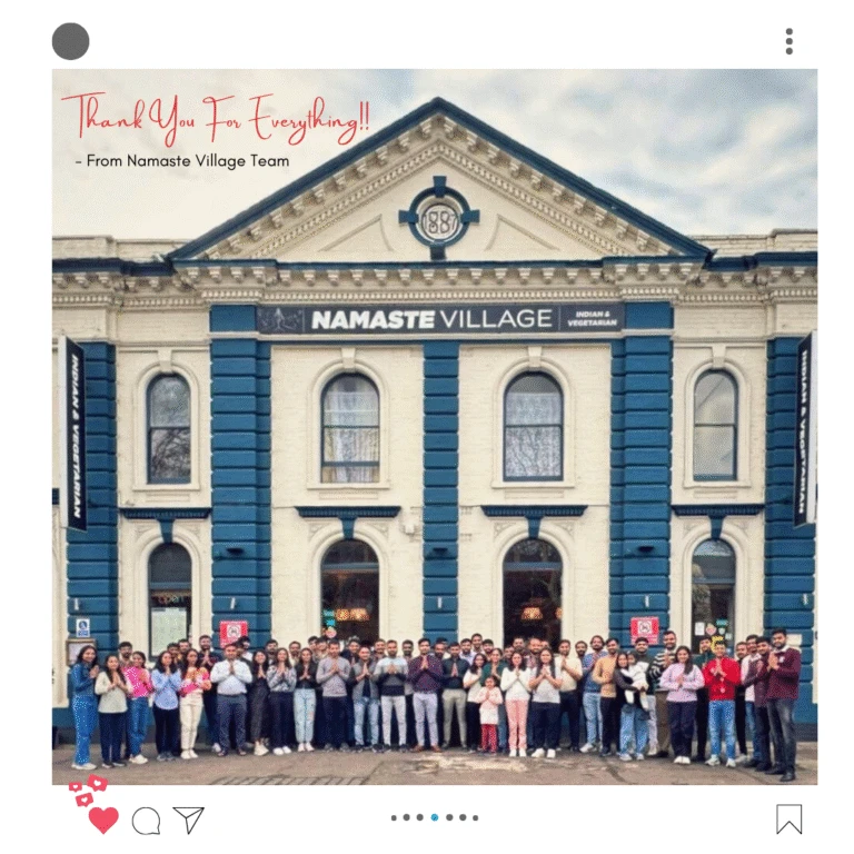 Namaste from india traditional food culture